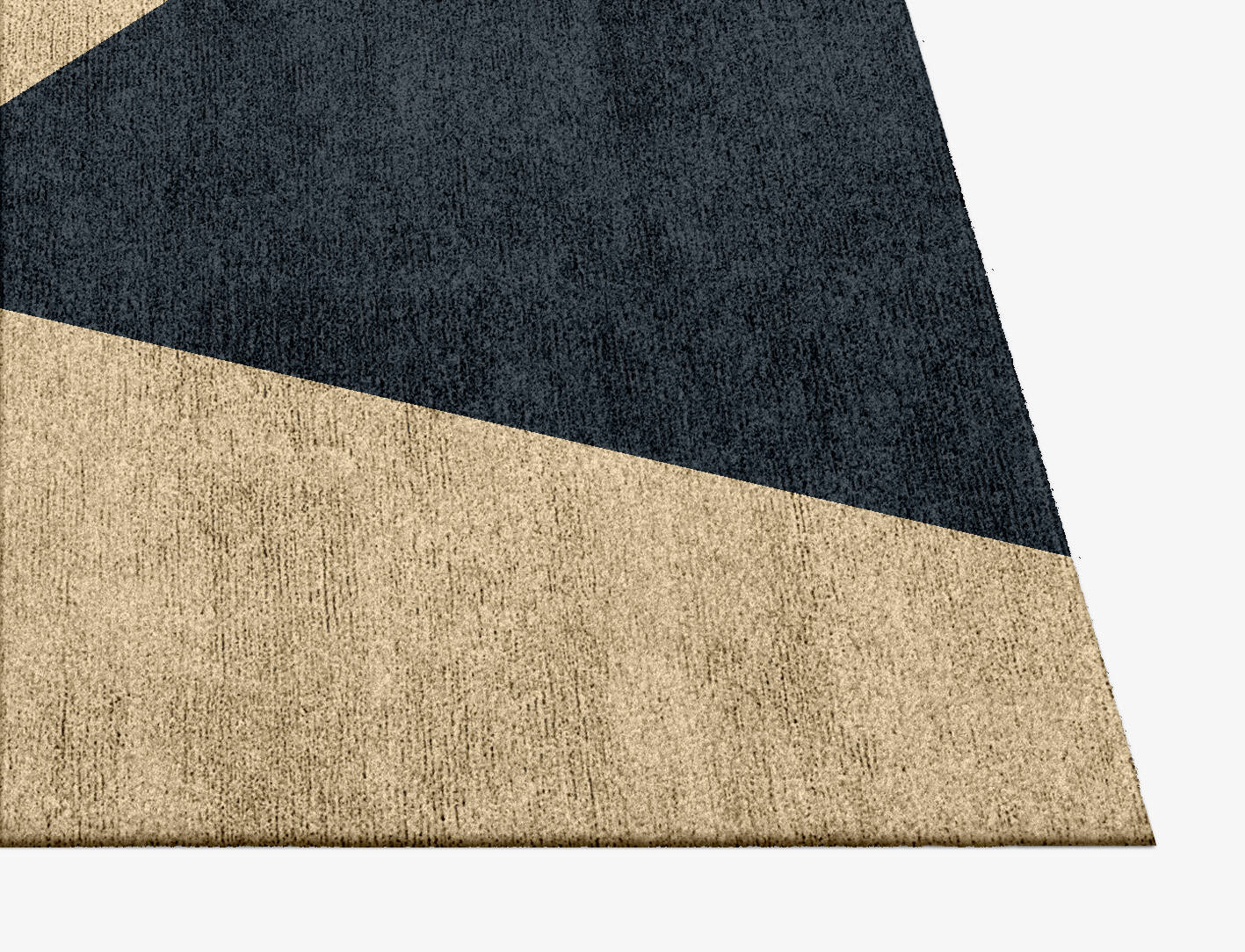 Tangent Kids Square Hand Knotted Bamboo Silk Custom Rug by Rug Artisan