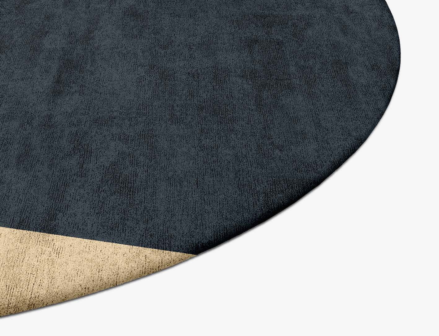 Tangent Kid Oval Hand Tufted Bamboo Silk Custom Rug by Rug Artisan