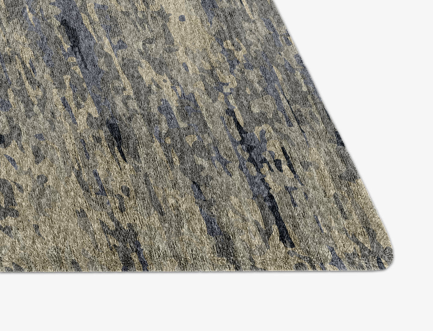 Tape Gradation Arch Hand Knotted Bamboo Silk Custom Rug by Rug Artisan