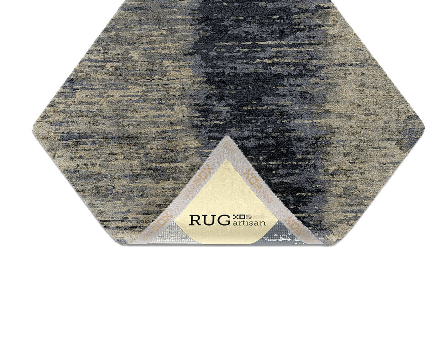 Tape Gradation Diamond Hand Knotted Bamboo Silk Custom Rug by Rug Artisan