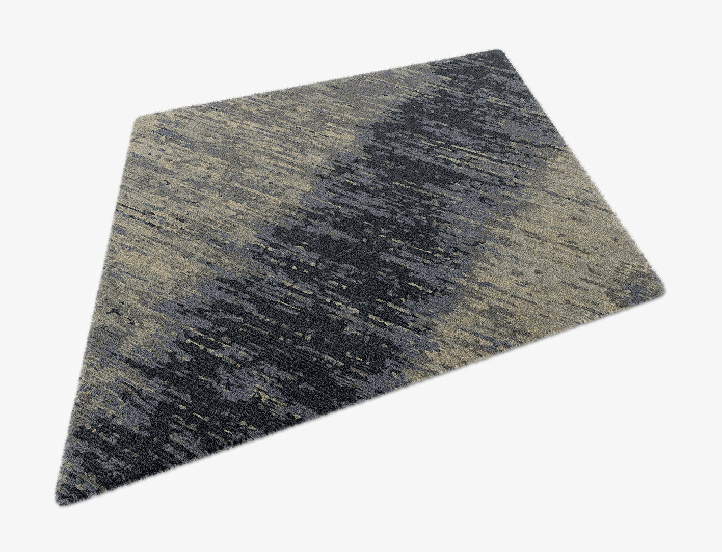 Tape Gradation Diamond Hand Knotted Tibetan Wool Custom Rug by Rug Artisan
