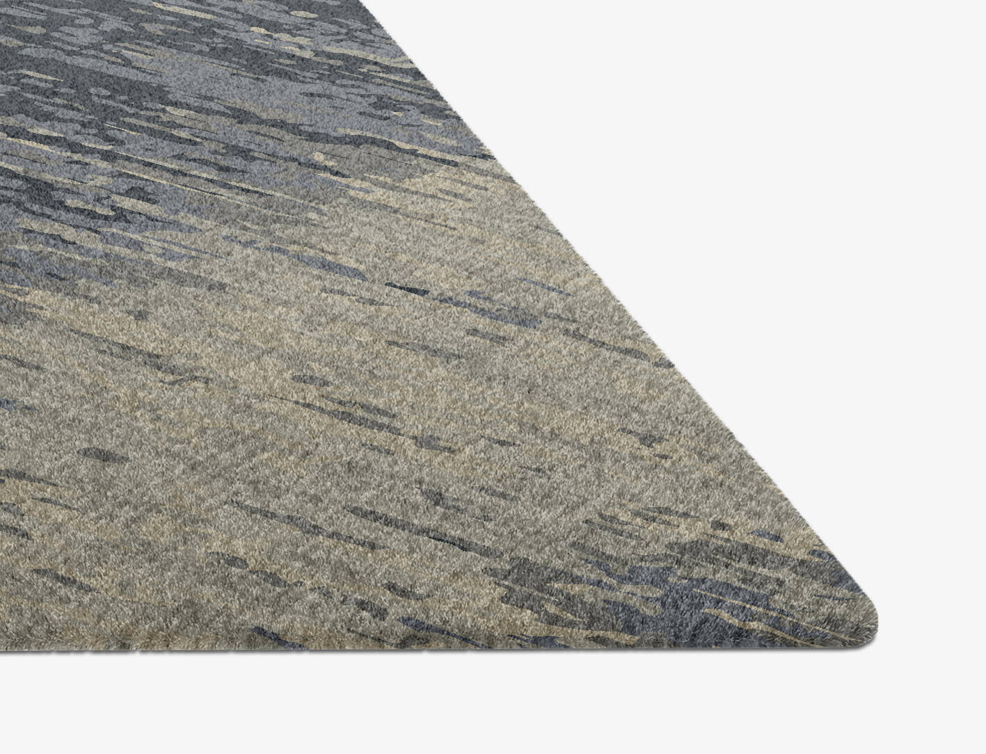 Tape Gradation Diamond Hand Knotted Tibetan Wool Custom Rug by Rug Artisan