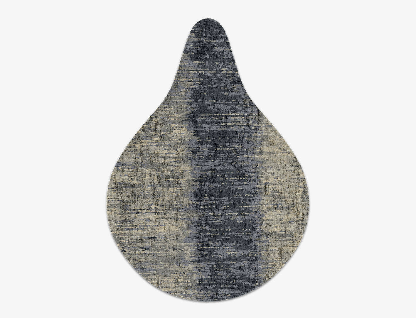 Tape Gradation Drop Hand Knotted Bamboo Silk Custom Rug by Rug Artisan
