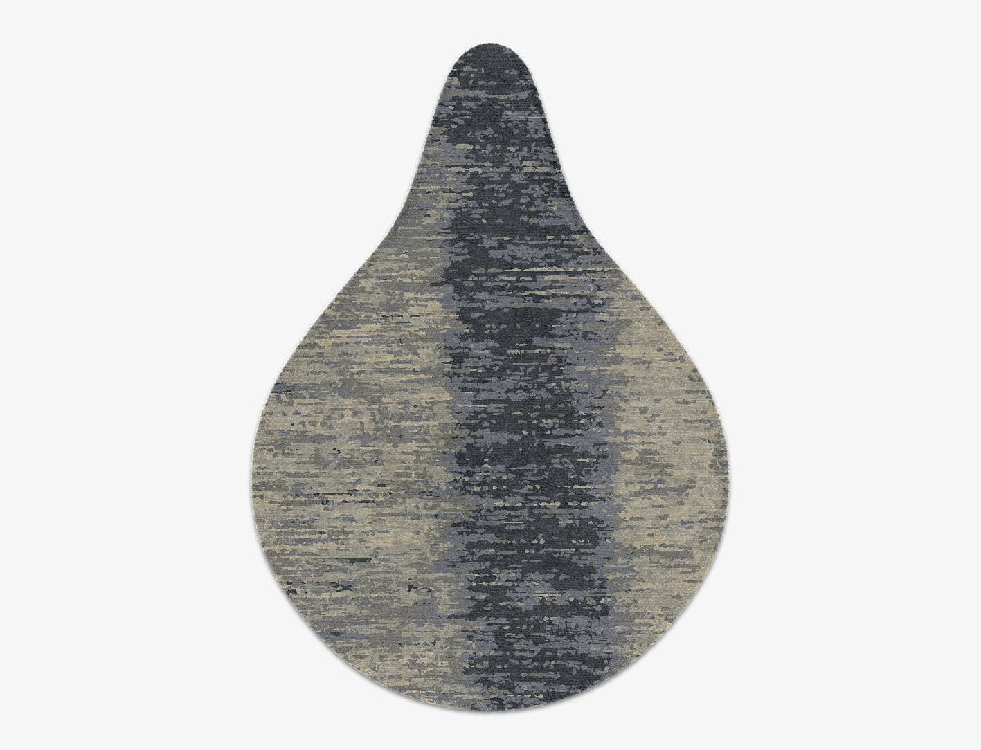 Tape Gradation Drop Hand Knotted Tibetan Wool Custom Rug by Rug Artisan