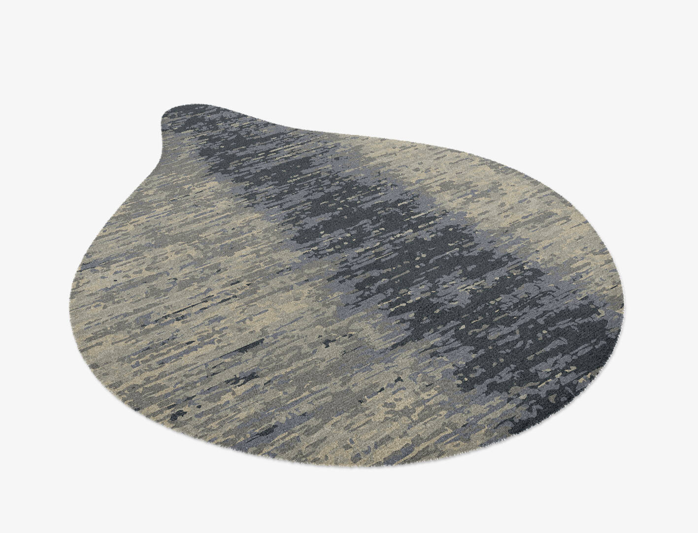 Tape Gradation Drop Hand Knotted Tibetan Wool Custom Rug by Rug Artisan