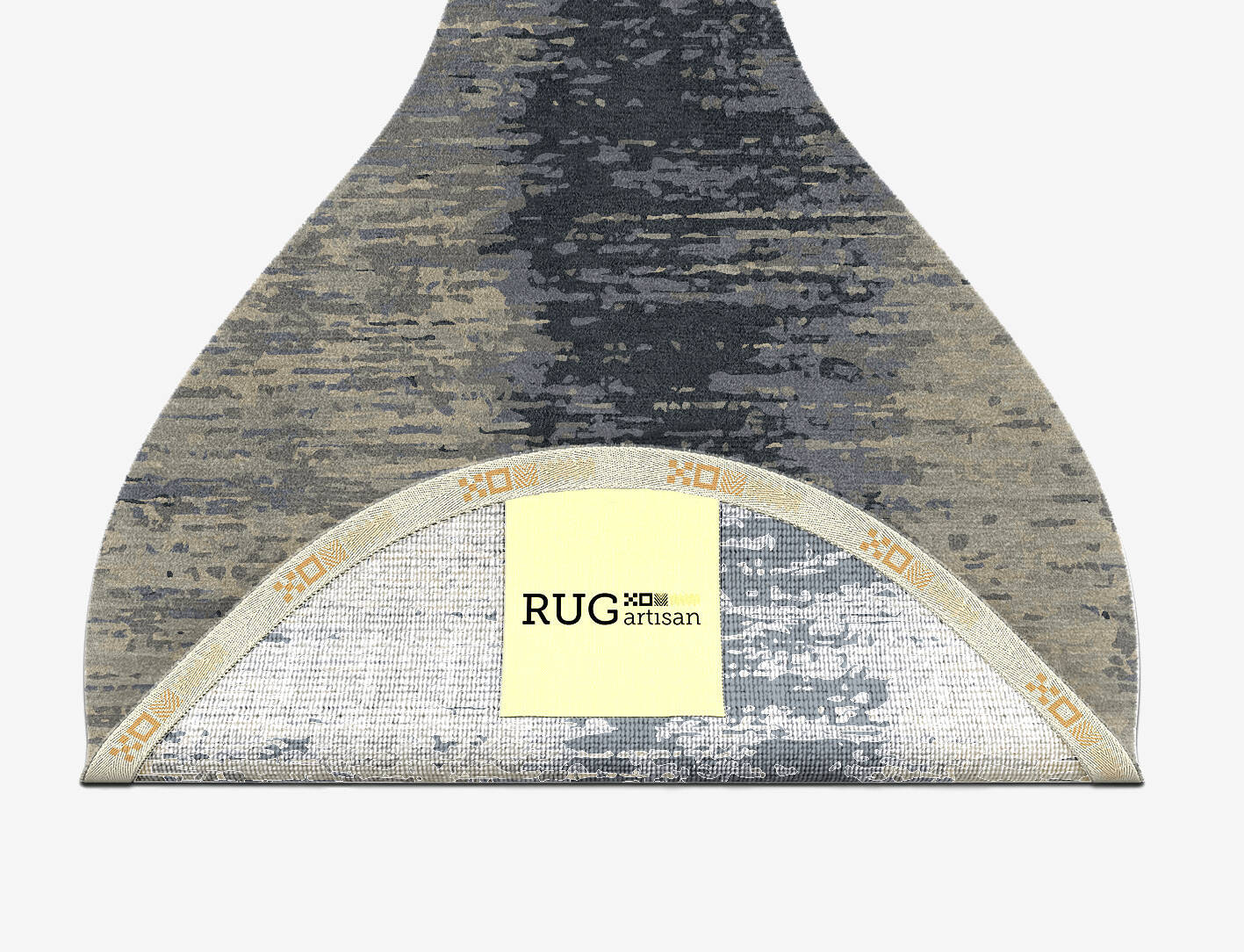 Tape Gradation Drop Hand Knotted Tibetan Wool Custom Rug by Rug Artisan