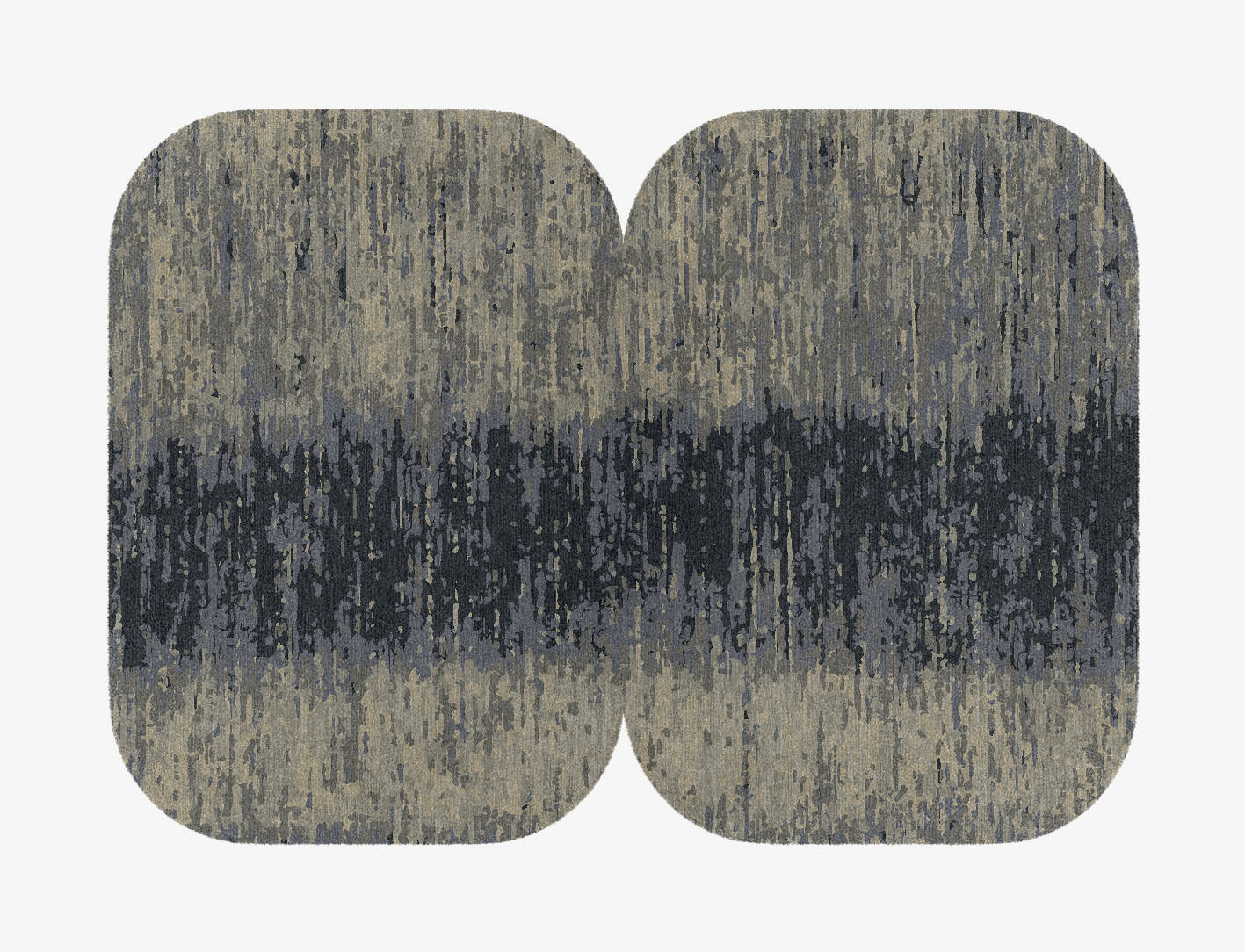 Tape Gradation Eight Hand Knotted Tibetan Wool Custom Rug by Rug Artisan