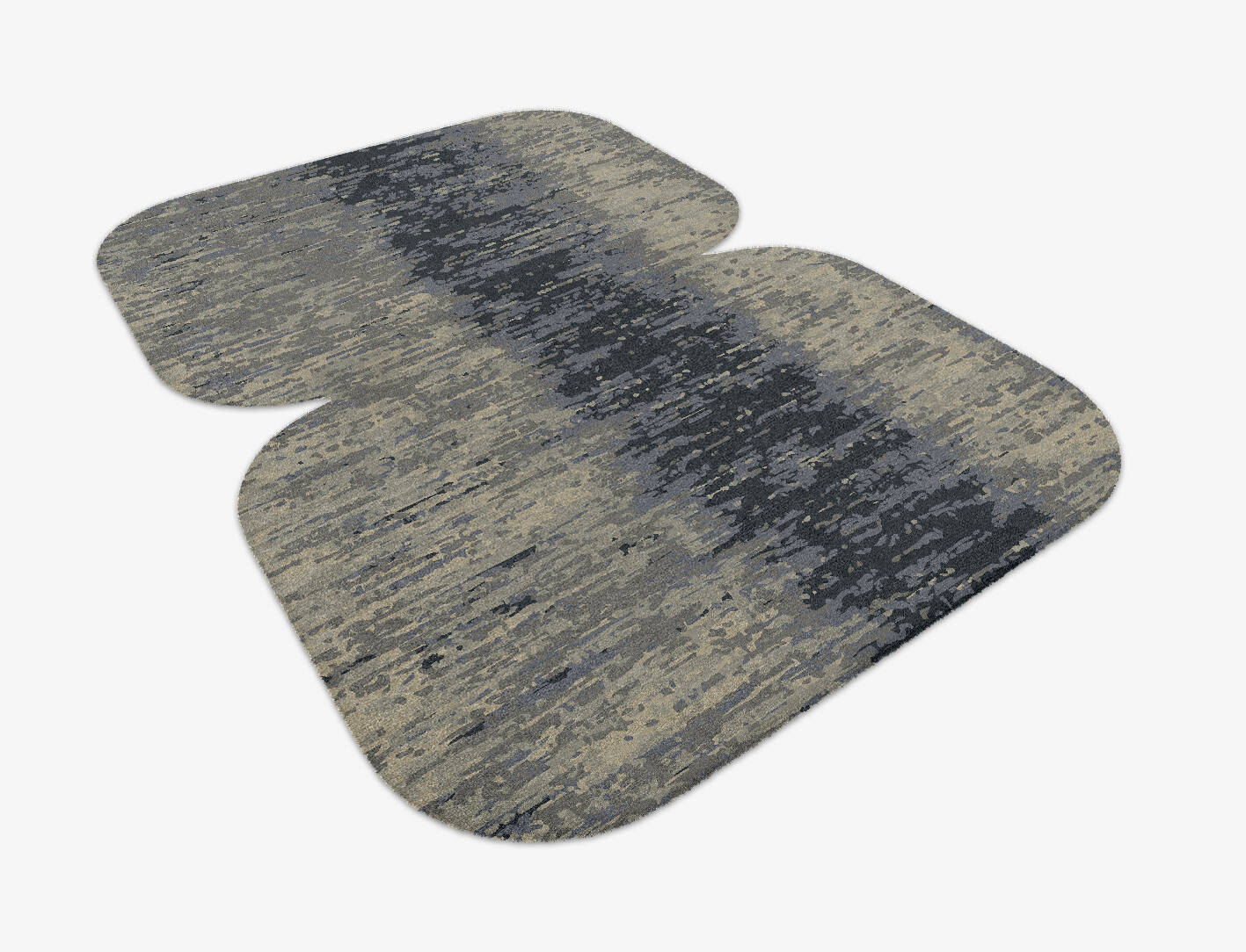 Tape Gradation Eight Hand Knotted Tibetan Wool Custom Rug by Rug Artisan