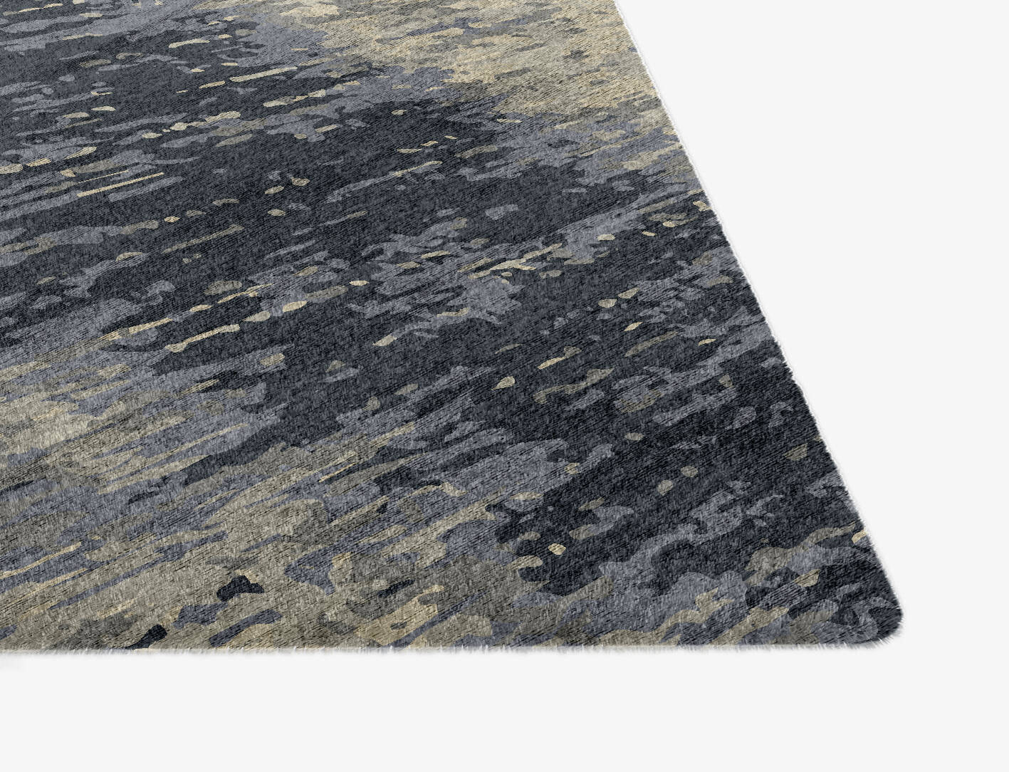 Tape Gradation Ogee Hand Knotted Bamboo Silk Custom Rug by Rug Artisan