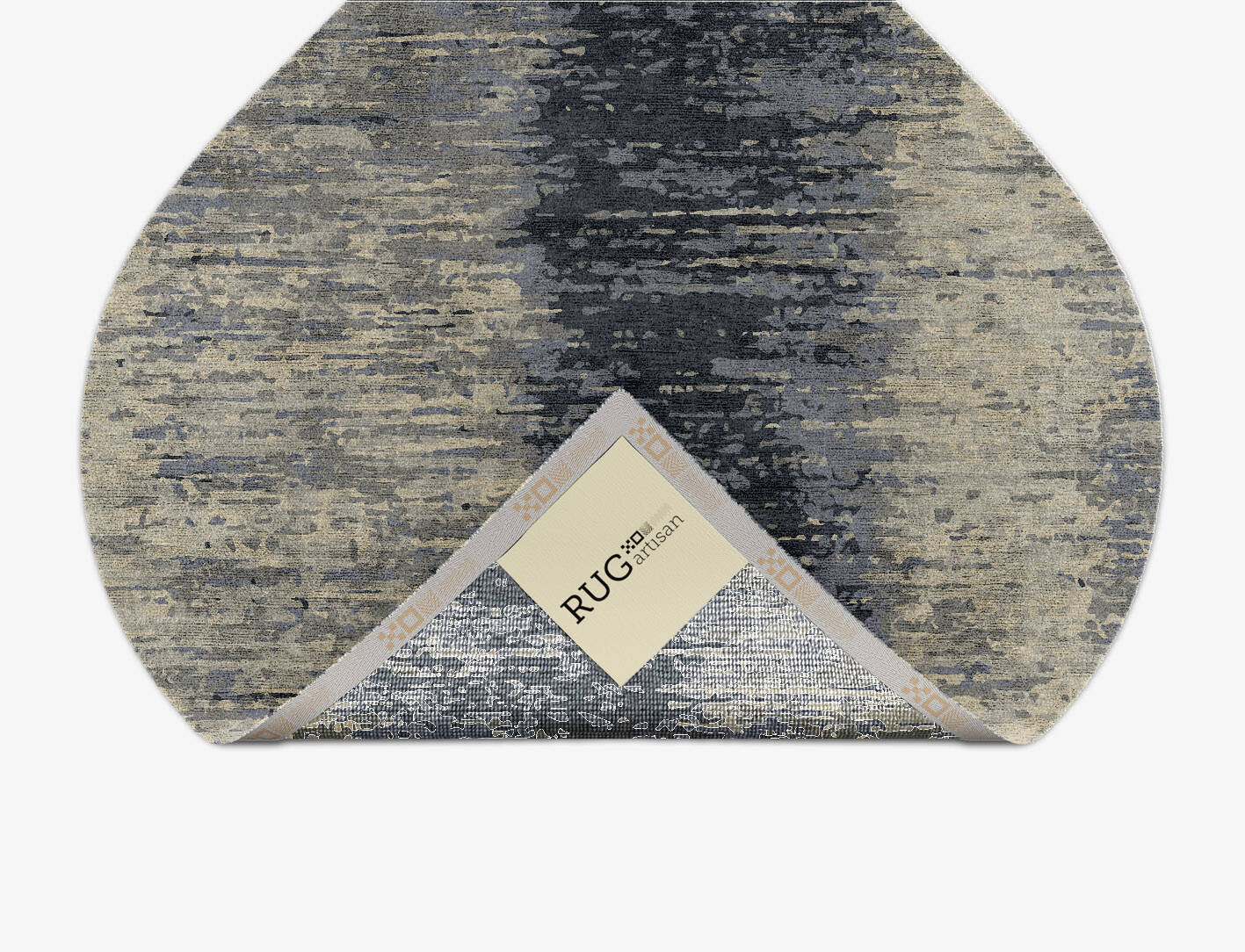 Tape Gradation Ogee Hand Knotted Bamboo Silk Custom Rug by Rug Artisan