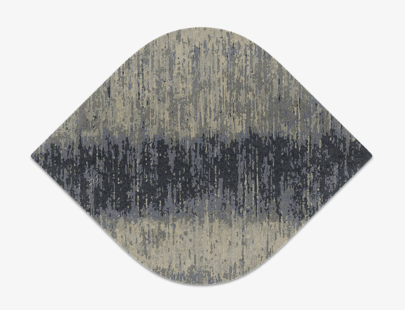 Tape Gradation Ogee Hand Knotted Tibetan Wool Custom Rug by Rug Artisan