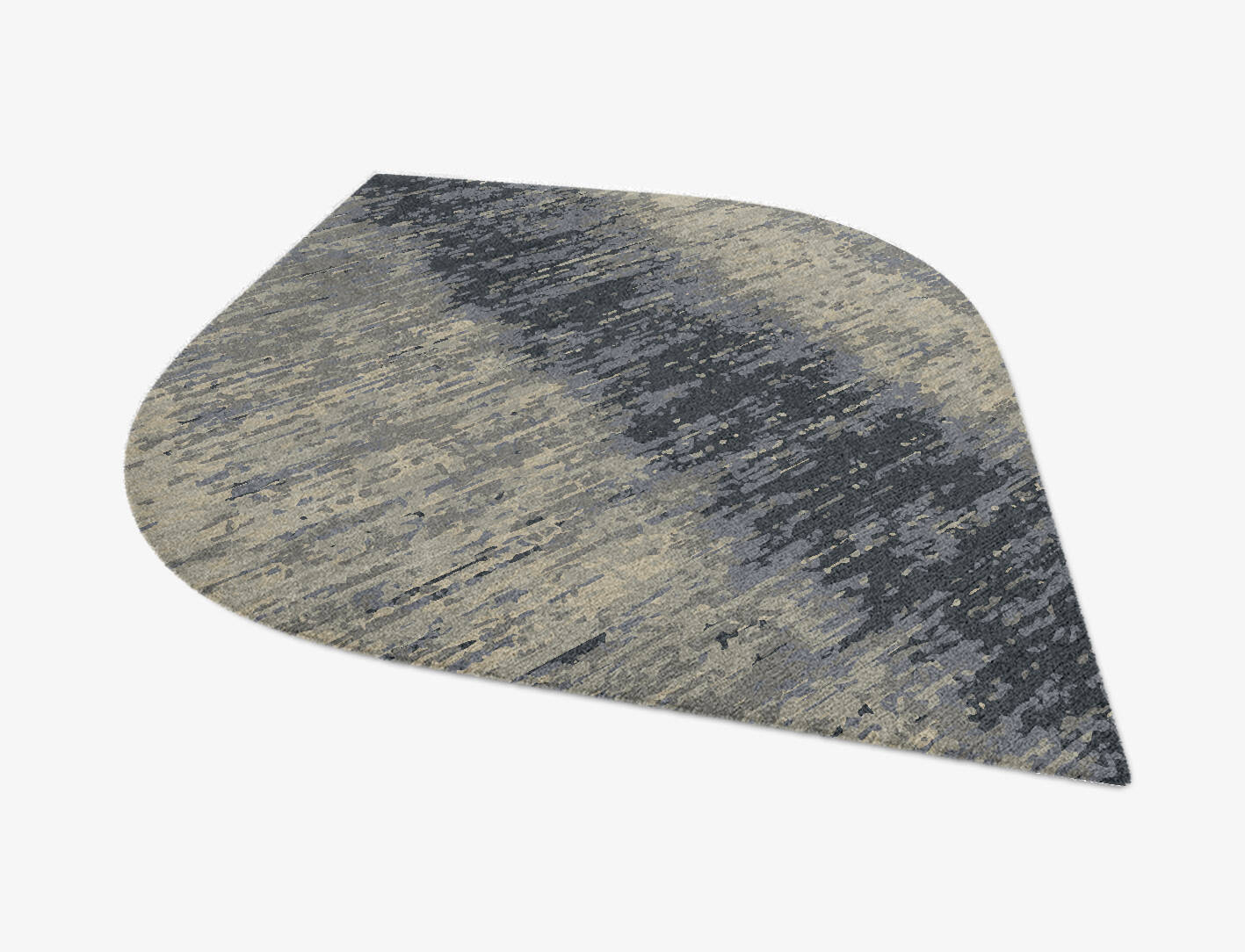 Tape Gradation Ogee Hand Knotted Tibetan Wool Custom Rug by Rug Artisan