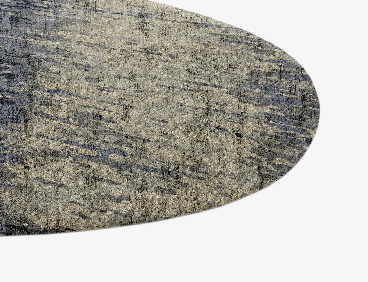 Tape Gradation Splash Hand Knotted Bamboo Silk Custom Rug by Rug Artisan