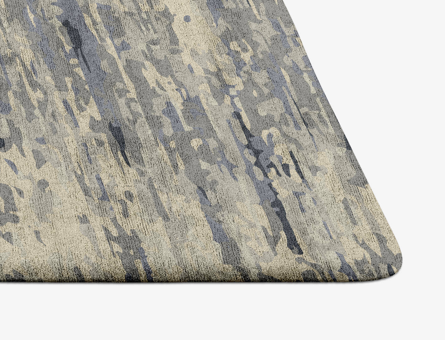 Tape Gradation Arch Hand Tufted Bamboo Silk Custom Rug by Rug Artisan