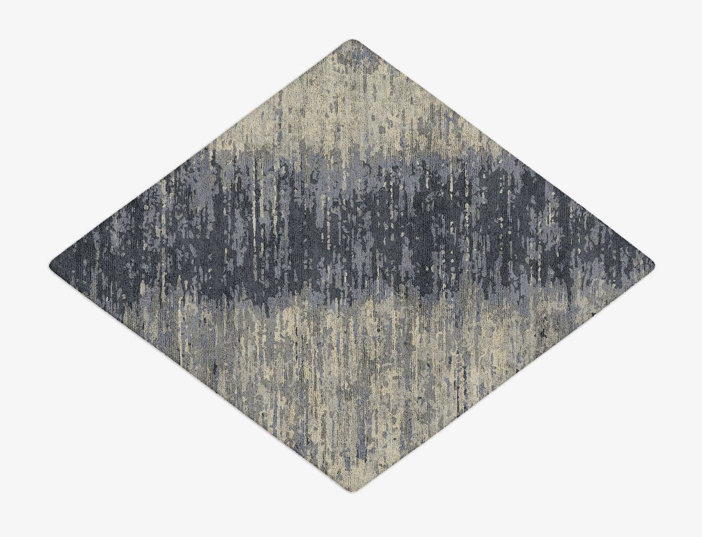 Tape Gradation Diamond Hand Tufted Bamboo Silk Custom Rug by Rug Artisan