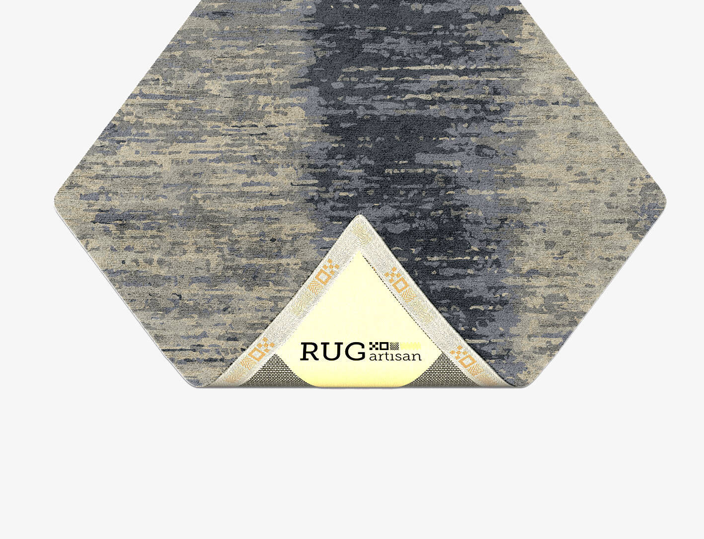Tape Gradation Diamond Hand Tufted Bamboo Silk Custom Rug by Rug Artisan