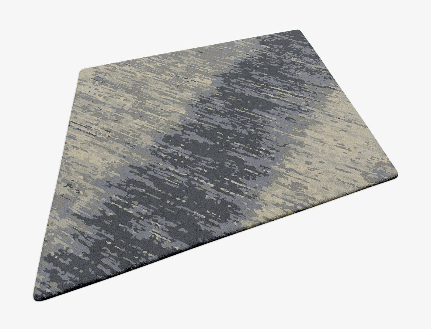 Tape Gradation Diamond Hand Tufted Pure Wool Custom Rug by Rug Artisan
