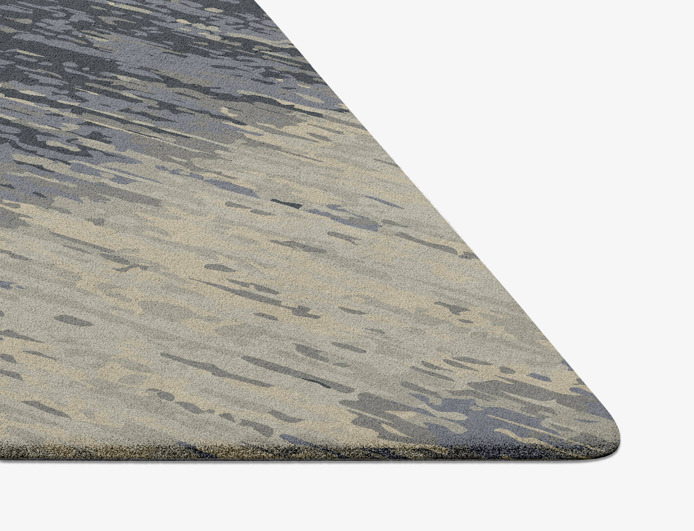Tape Gradation Diamond Hand Tufted Pure Wool Custom Rug by Rug Artisan