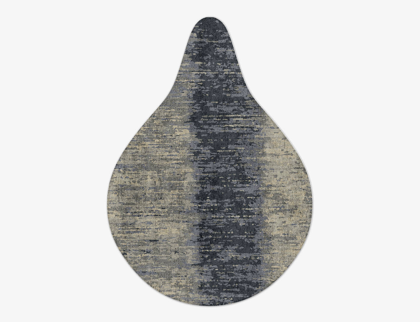 Tape Gradation Drop Hand Tufted Bamboo Silk Custom Rug by Rug Artisan