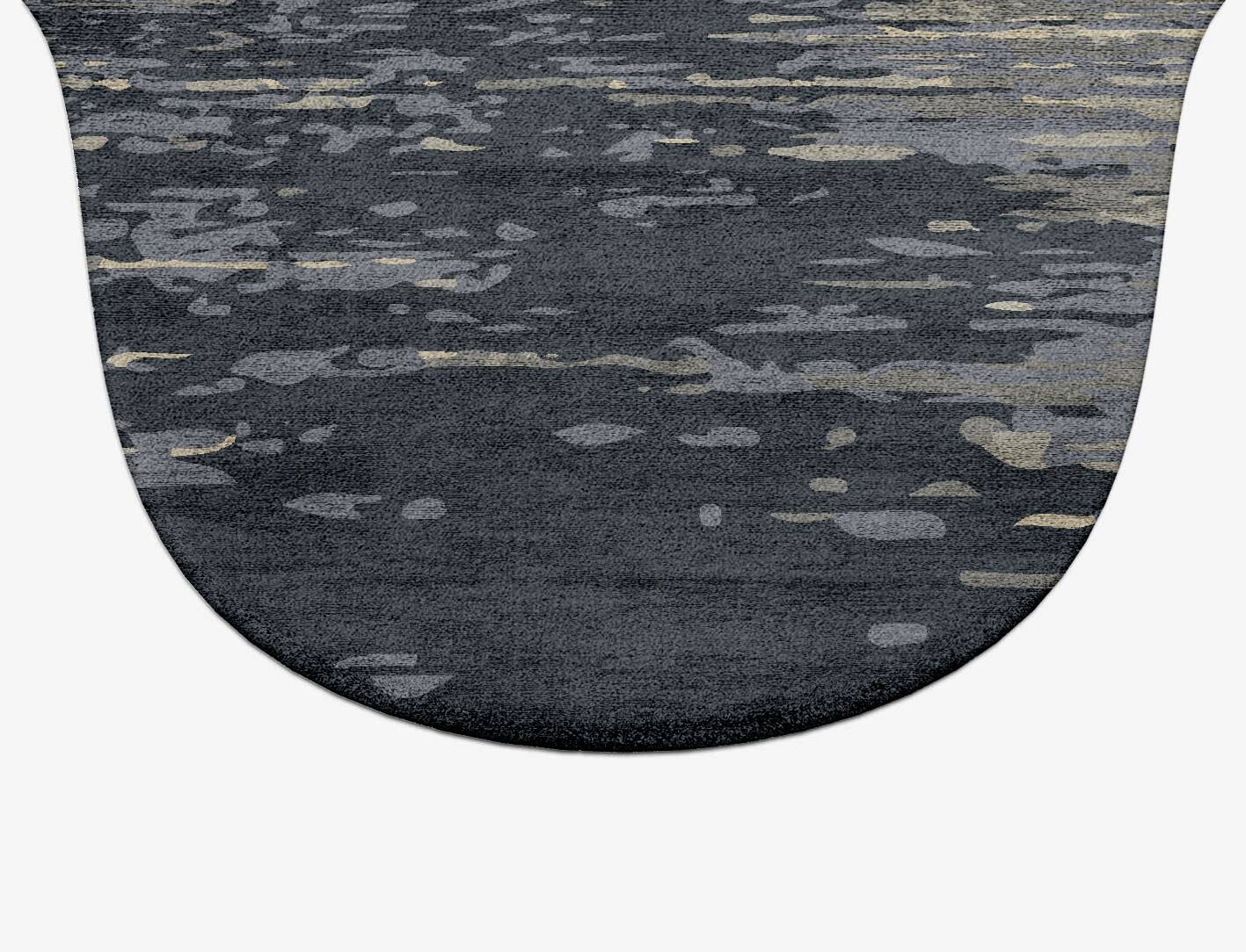 Tape Gradation Drop Hand Tufted Bamboo Silk Custom Rug by Rug Artisan