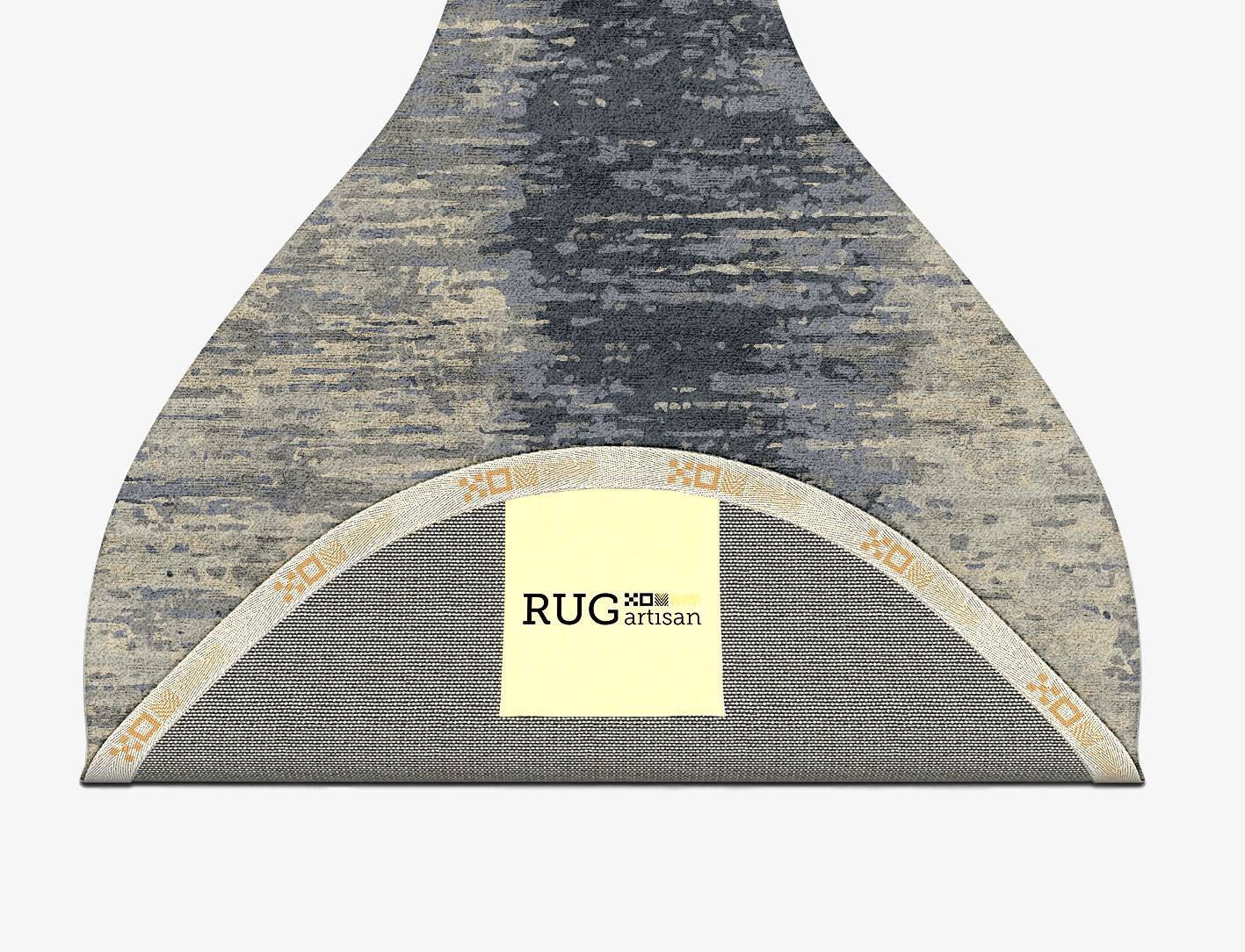 Tape Gradation Drop Hand Tufted Bamboo Silk Custom Rug by Rug Artisan