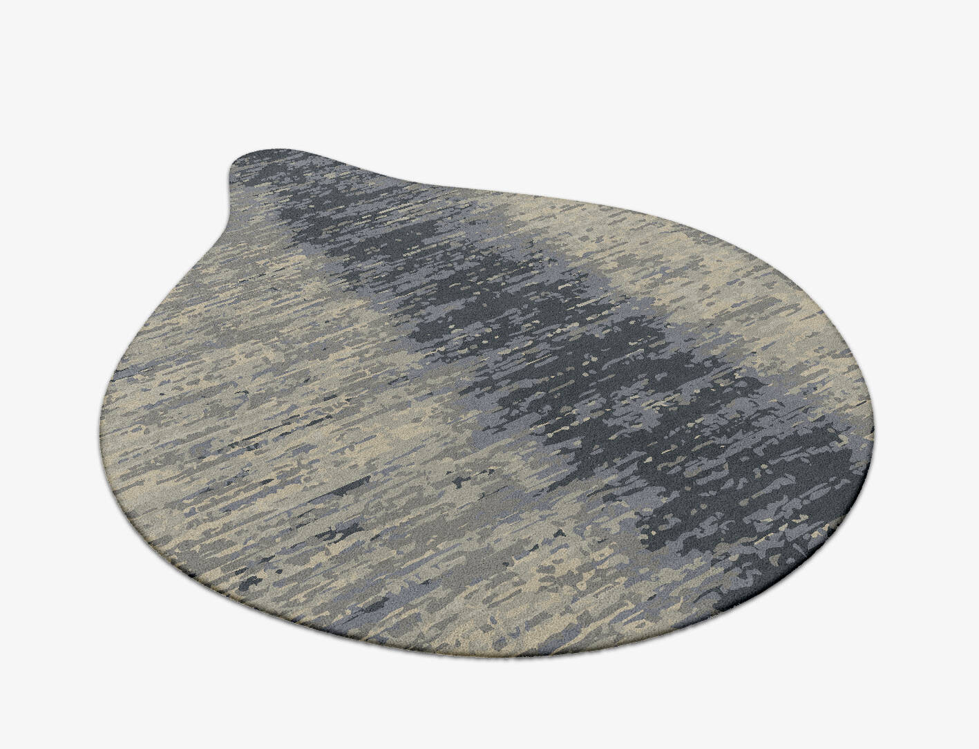 Tape Gradation Drop Hand Tufted Pure Wool Custom Rug by Rug Artisan
