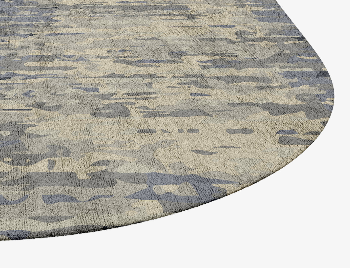 Tape Gradation Eight Hand Tufted Bamboo Silk Custom Rug by Rug Artisan