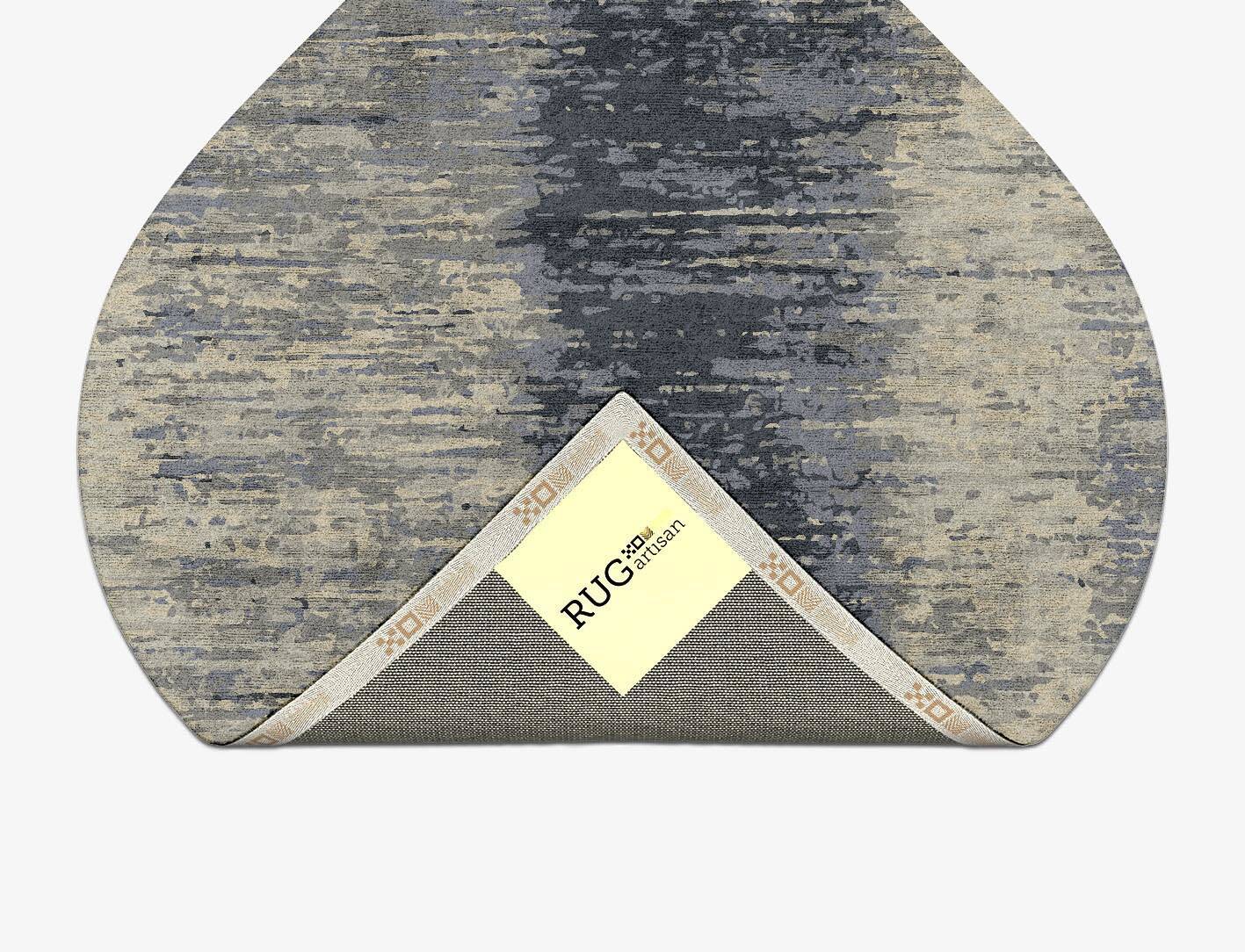 Tape Gradation Ogee Hand Tufted Bamboo Silk Custom Rug by Rug Artisan