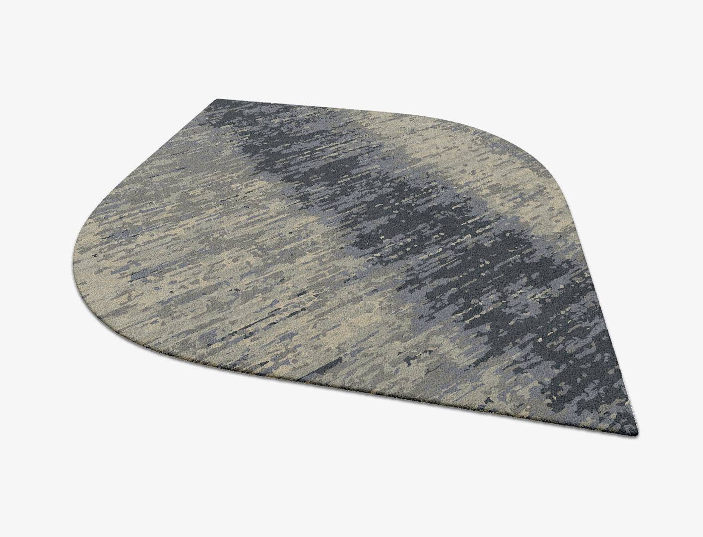 Tape Gradation Ogee Hand Tufted Pure Wool Custom Rug by Rug Artisan