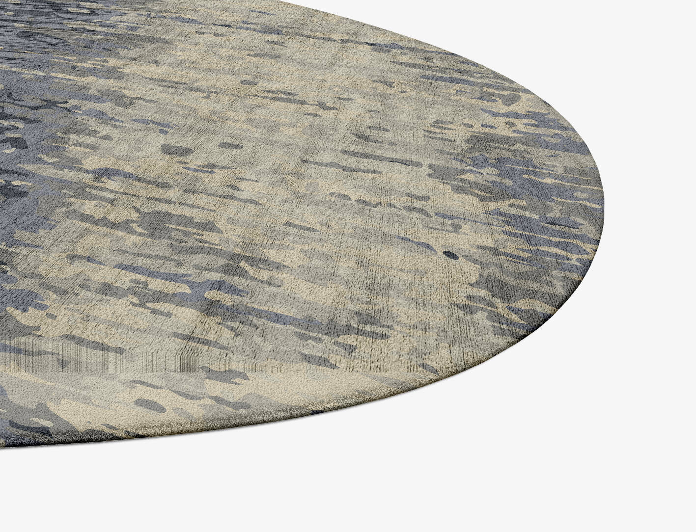 Tape Gradation Splash Hand Tufted Bamboo Silk Custom Rug by Rug Artisan