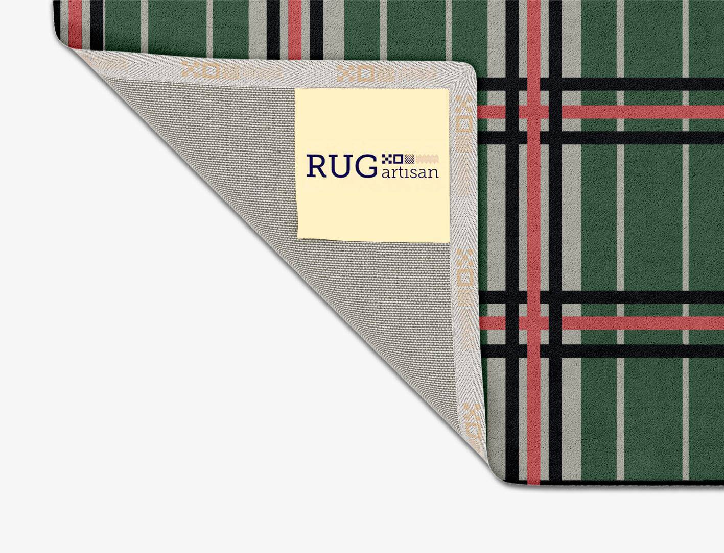 Tartan Geometric Square Hand Tufted Pure Wool Custom Rug by Rug Artisan