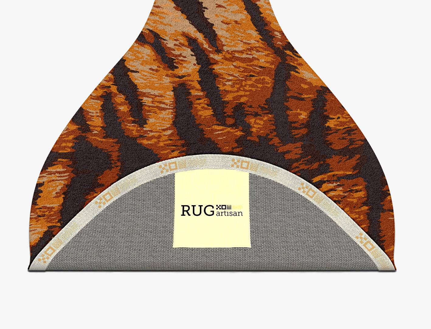 Tawny Hide Animal Prints Drop Hand Tufted Pure Wool Custom Rug by Rug Artisan