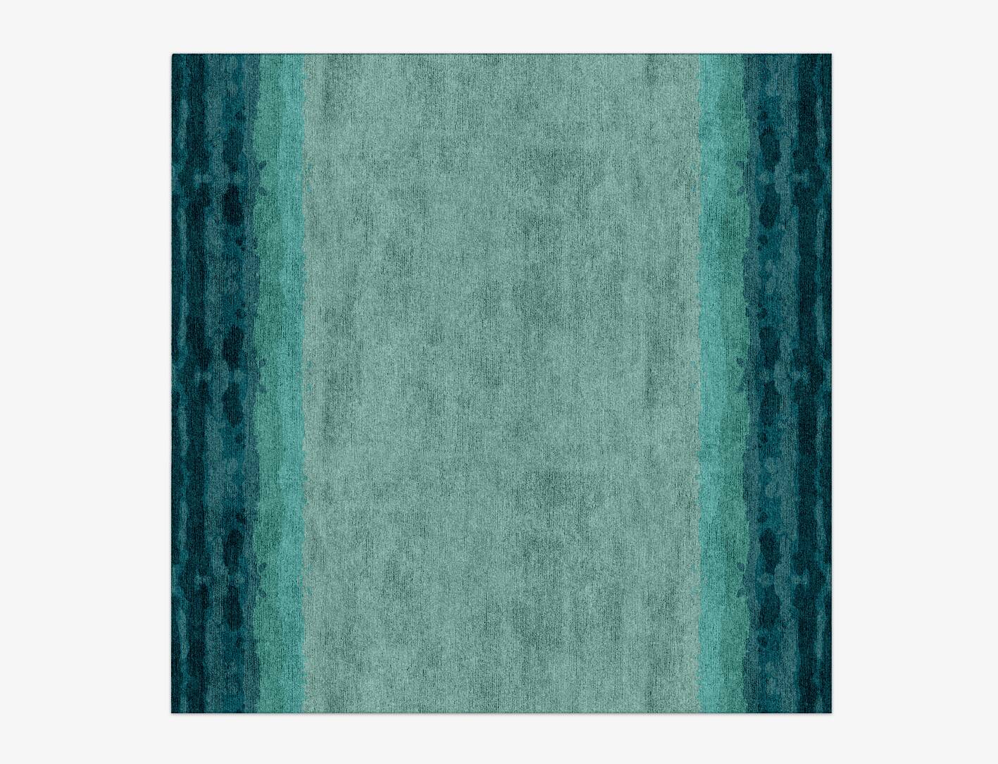 Taylor Gradation Square Hand Knotted Bamboo Silk Custom Rug by Rug Artisan