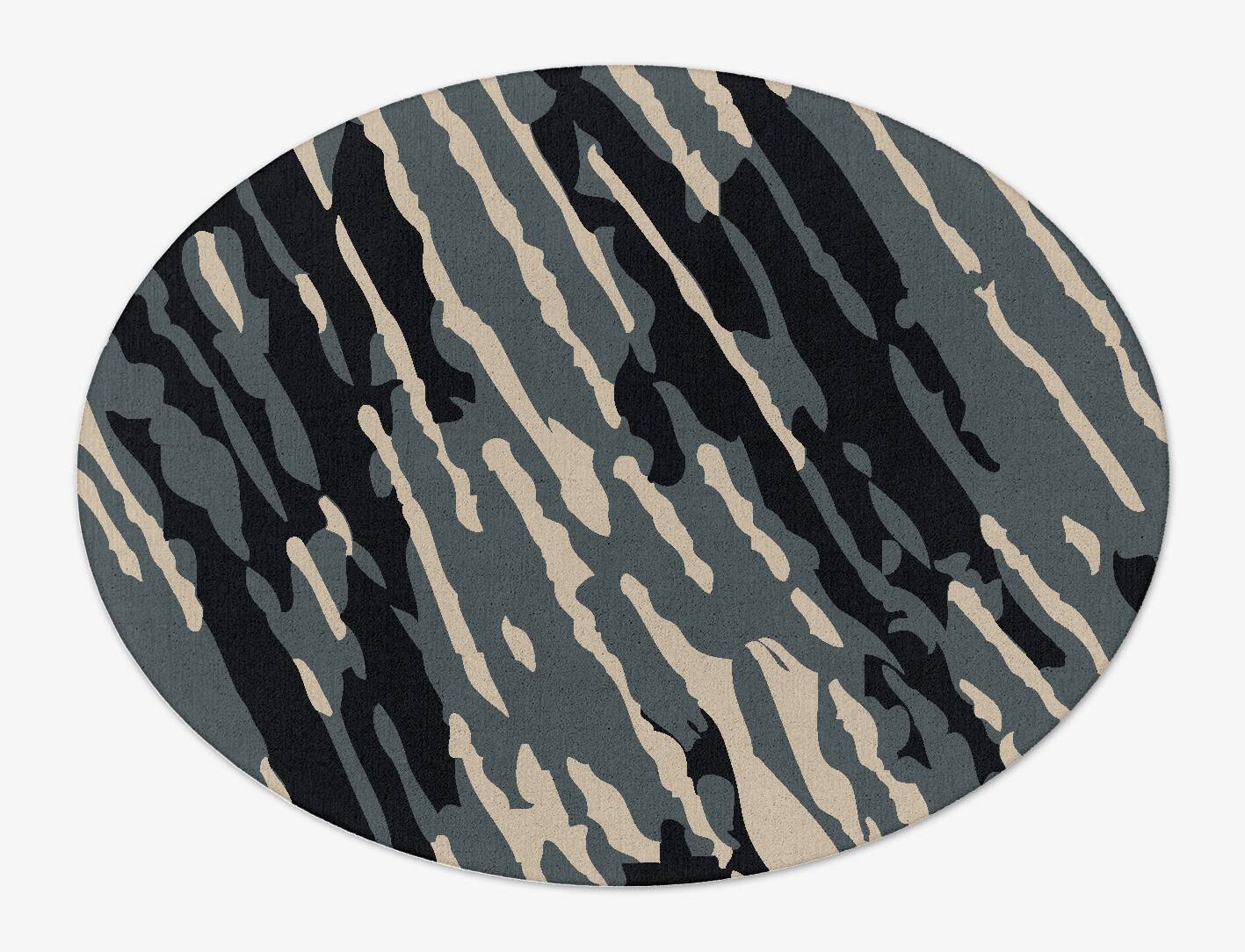 Tempest Abstract Oval Hand Tufted Pure Wool Custom Rug by Rug Artisan