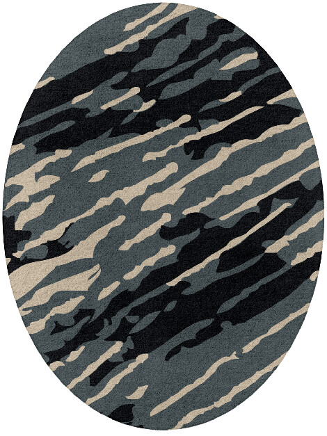 Tempest Abstract Oval Hand Tufted Pure Wool Custom Rug by Rug Artisan