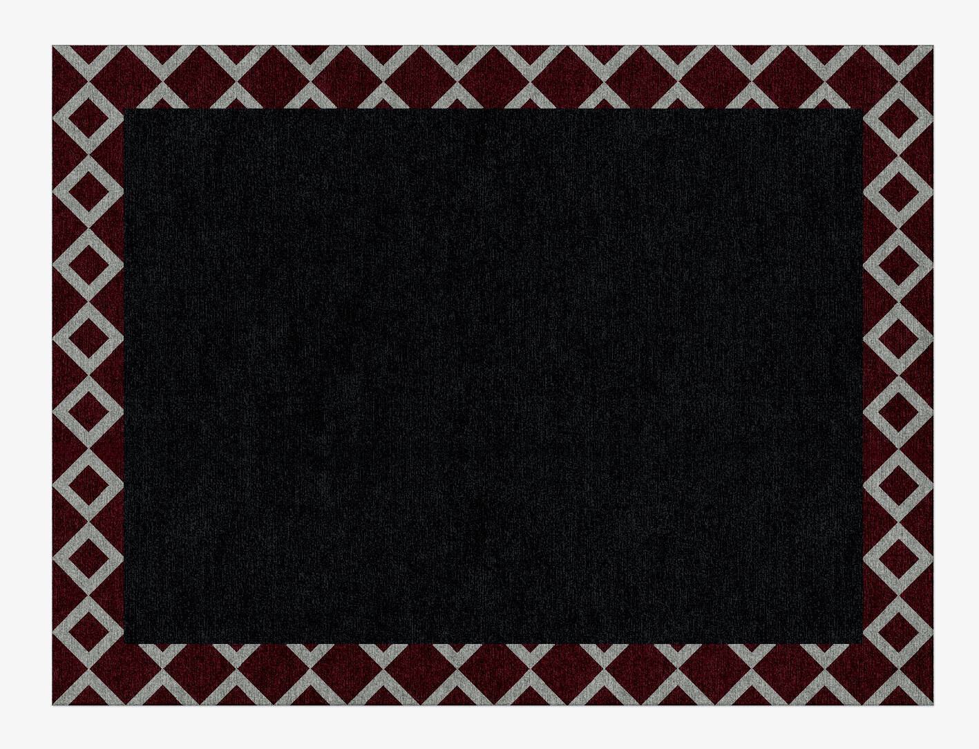 Terra Cotta Geometric Rectangle Hand Knotted Tibetan Wool Custom Rug by Rug Artisan