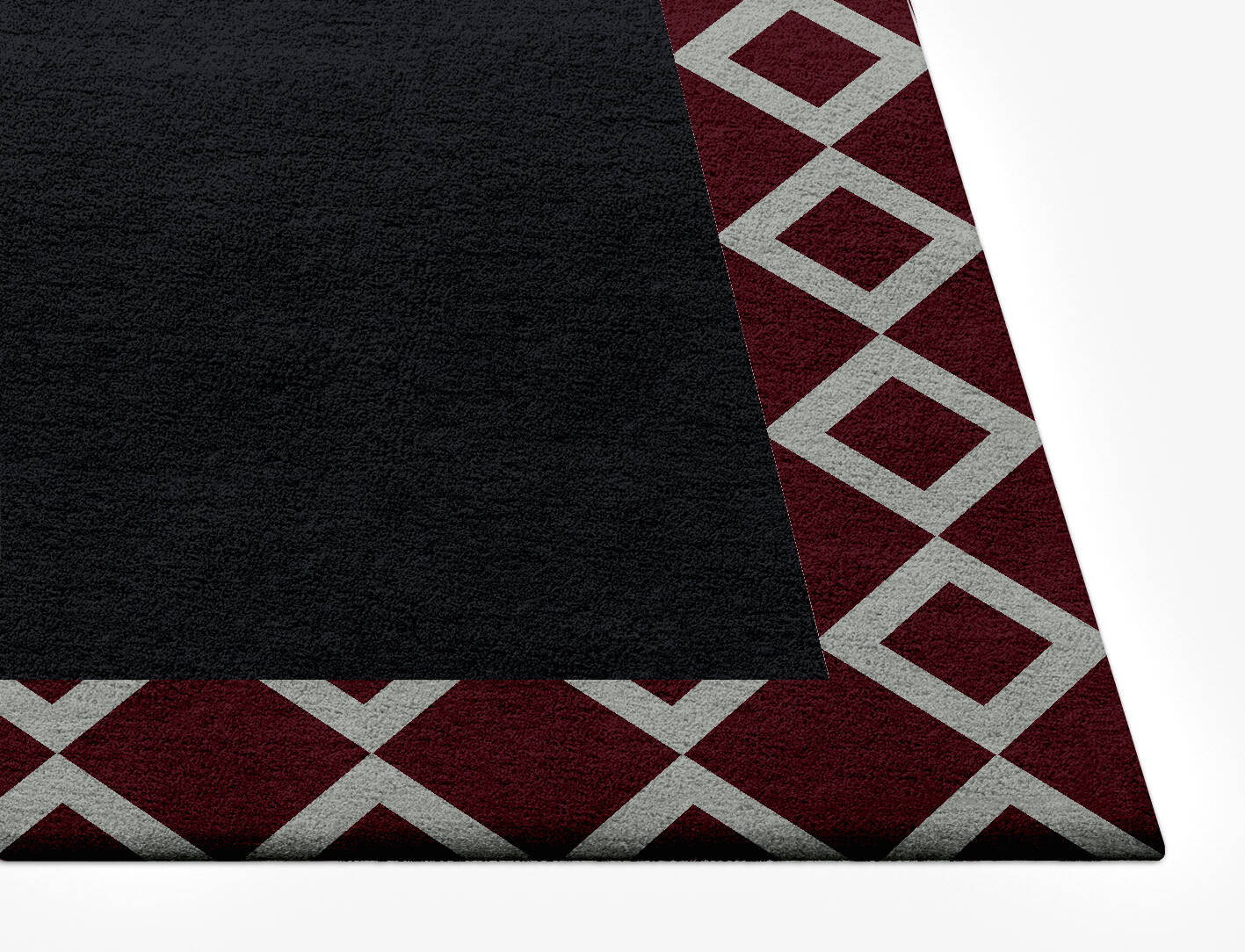 Terra Cotta Geometric Rectangle Hand Tufted Pure Wool Custom Rug by Rug Artisan