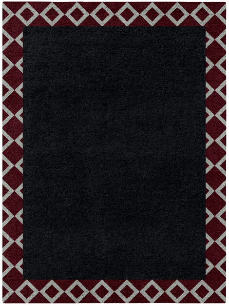 Terra Cotta Geometric Rectangle Hand Tufted Pure Wool Custom Rug by Rug Artisan