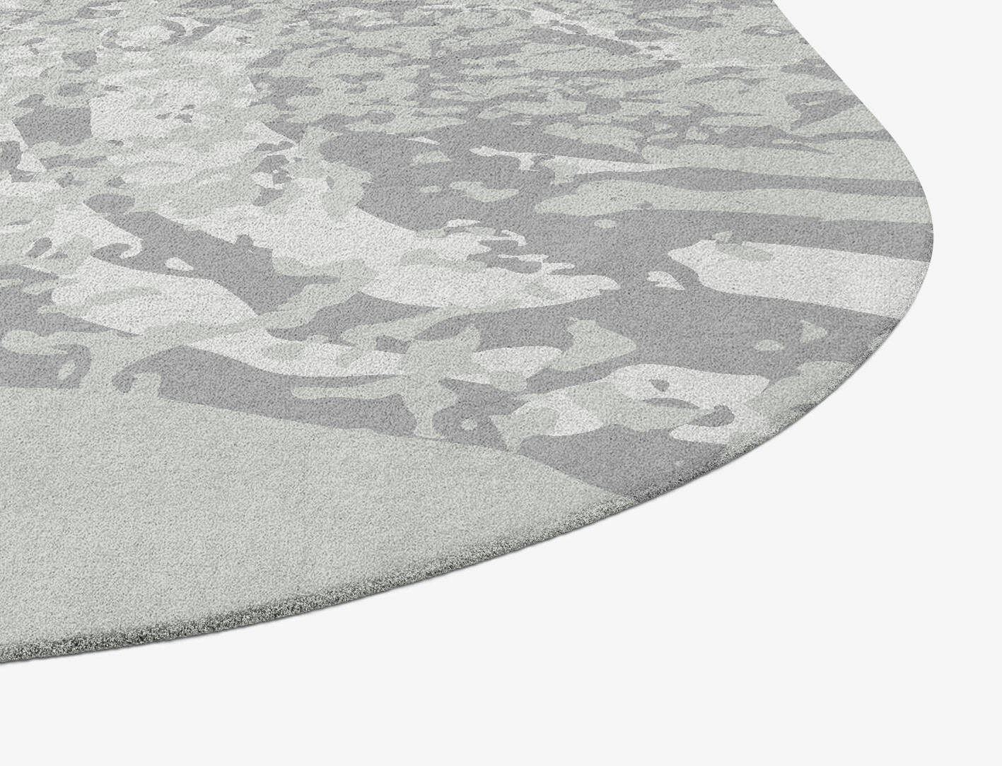 Terrain Surface Art Oblong Hand Tufted Pure Wool Custom Rug by Rug Artisan