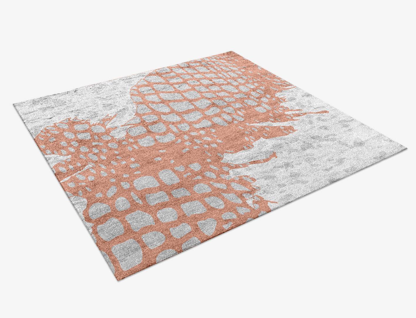 Terrazzo Spread Terrazzo Play Square Hand Knotted Bamboo Silk Custom Rug by Rug Artisan