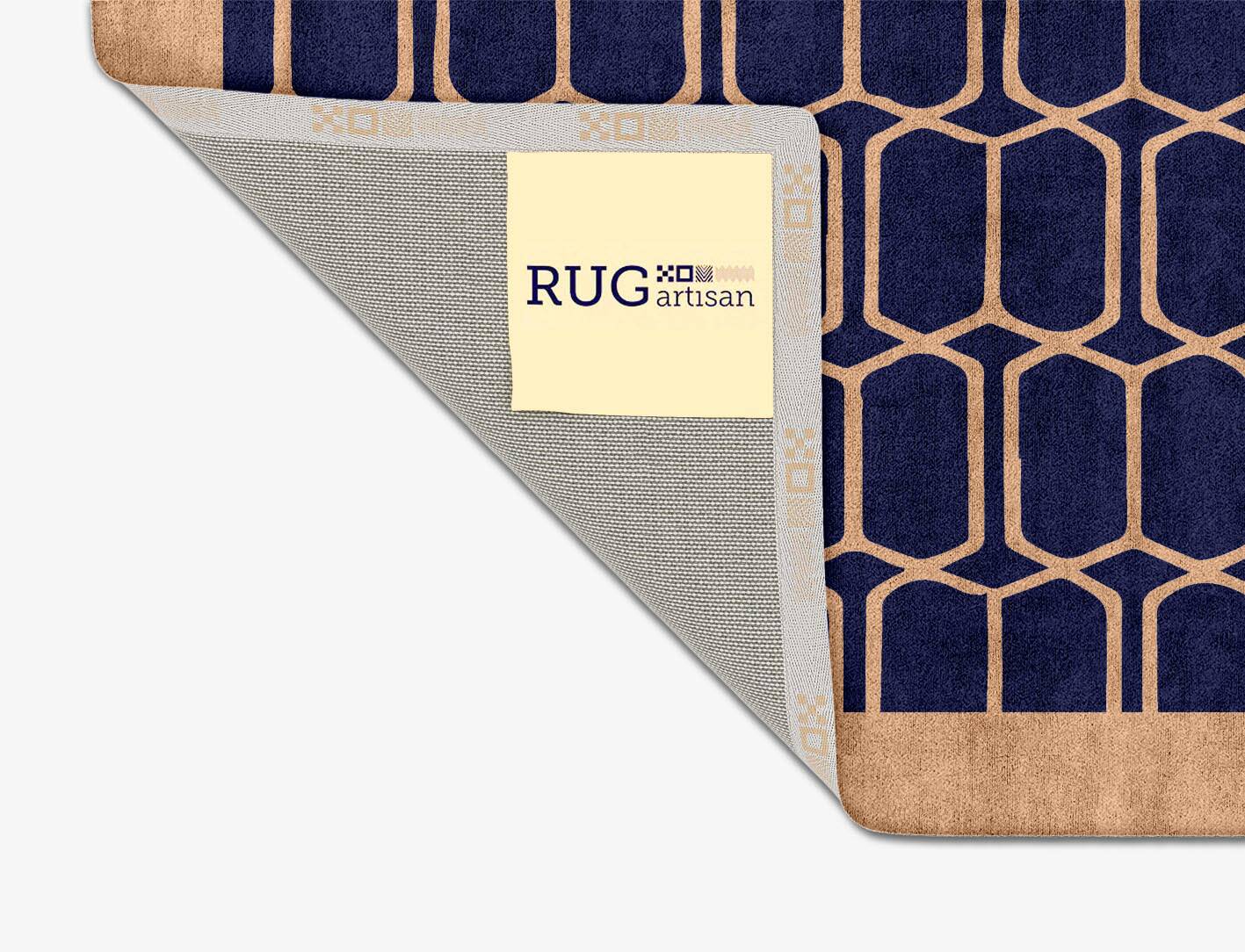 Thrush Geometric Square Hand Tufted Bamboo Silk Custom Rug by Rug Artisan