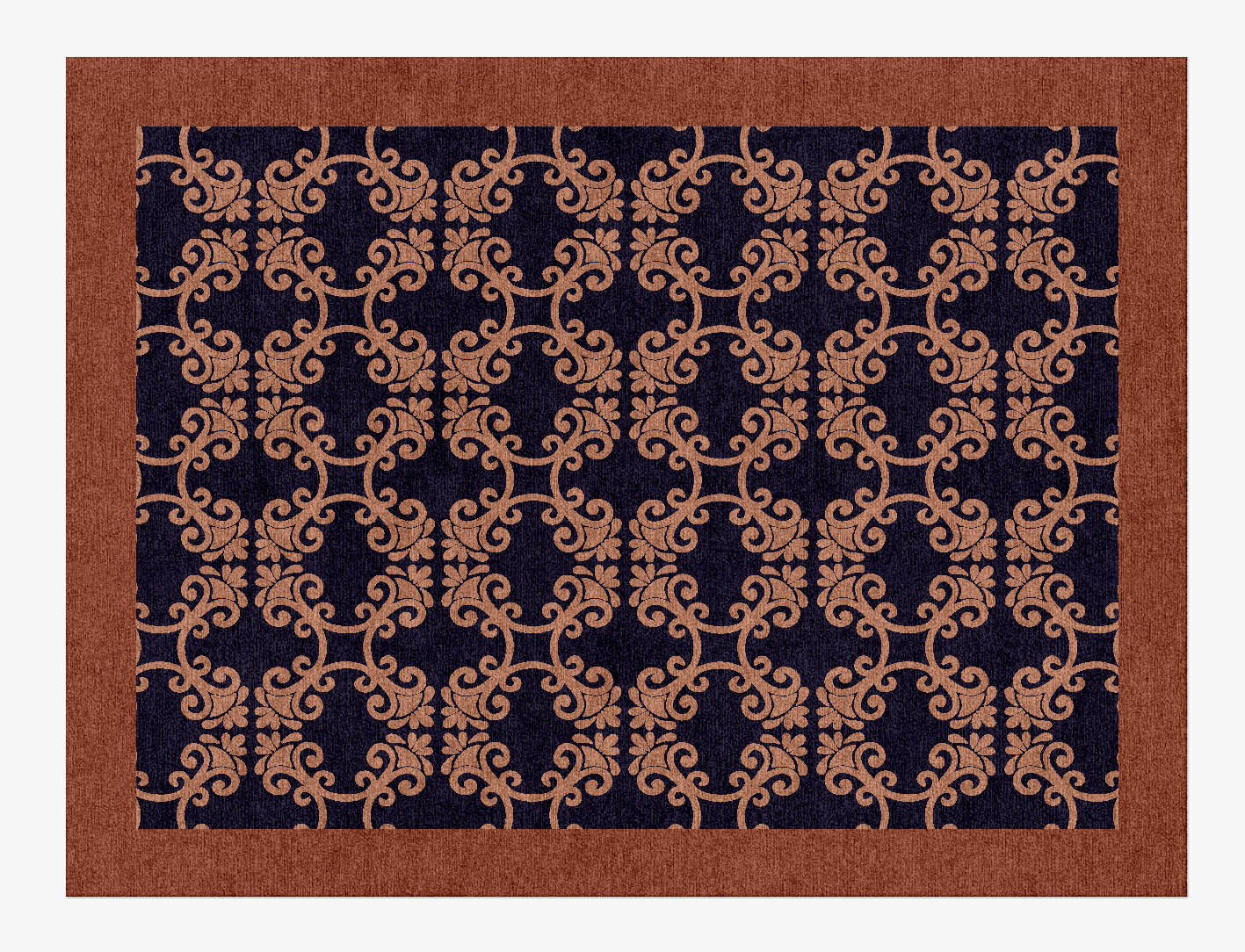 Tiara Geometric Rectangle Hand Knotted Tibetan Wool Custom Rug by Rug Artisan