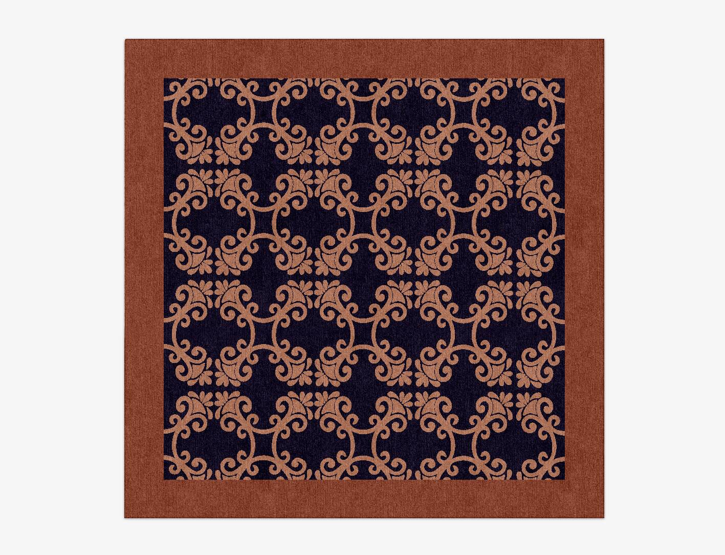 Tiara Geometric Square Hand Knotted Tibetan Wool Custom Rug by Rug Artisan