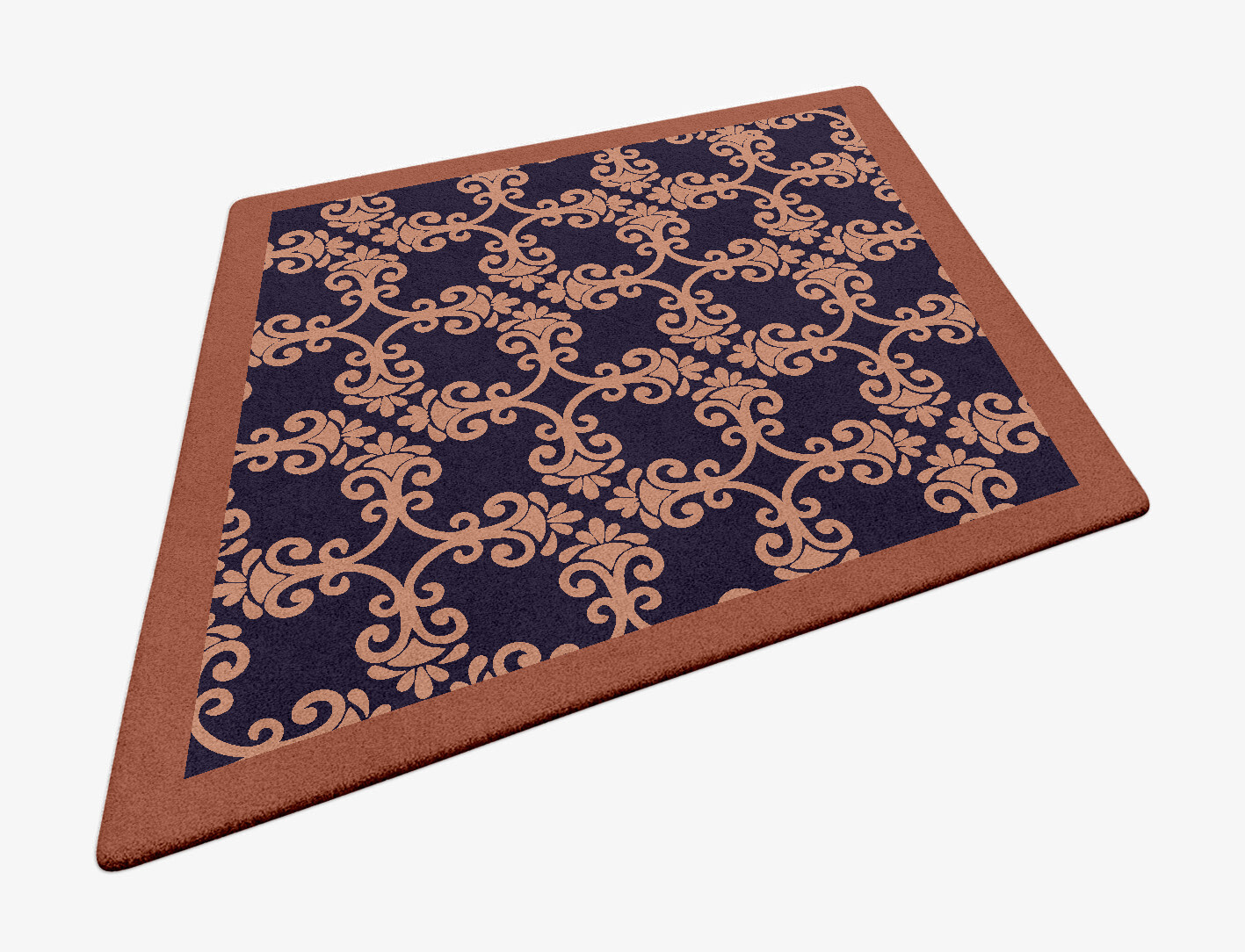 Tiara Geometric Diamond Hand Tufted Pure Wool Custom Rug by Rug Artisan