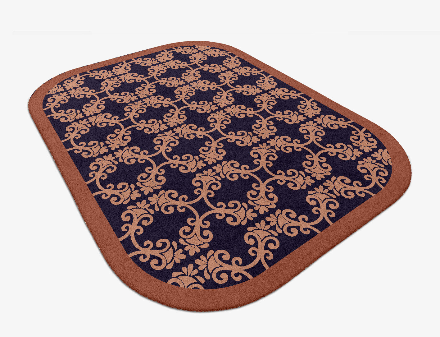 Tiara Geometric Oblong Hand Tufted Pure Wool Custom Rug by Rug Artisan