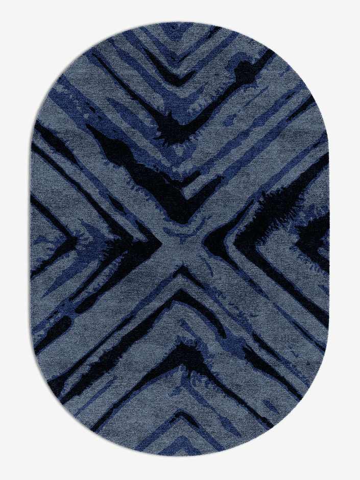 TieDye Abstract Capsule Hand Knotted Bamboo Silk Custom Rug by Rug Artisan