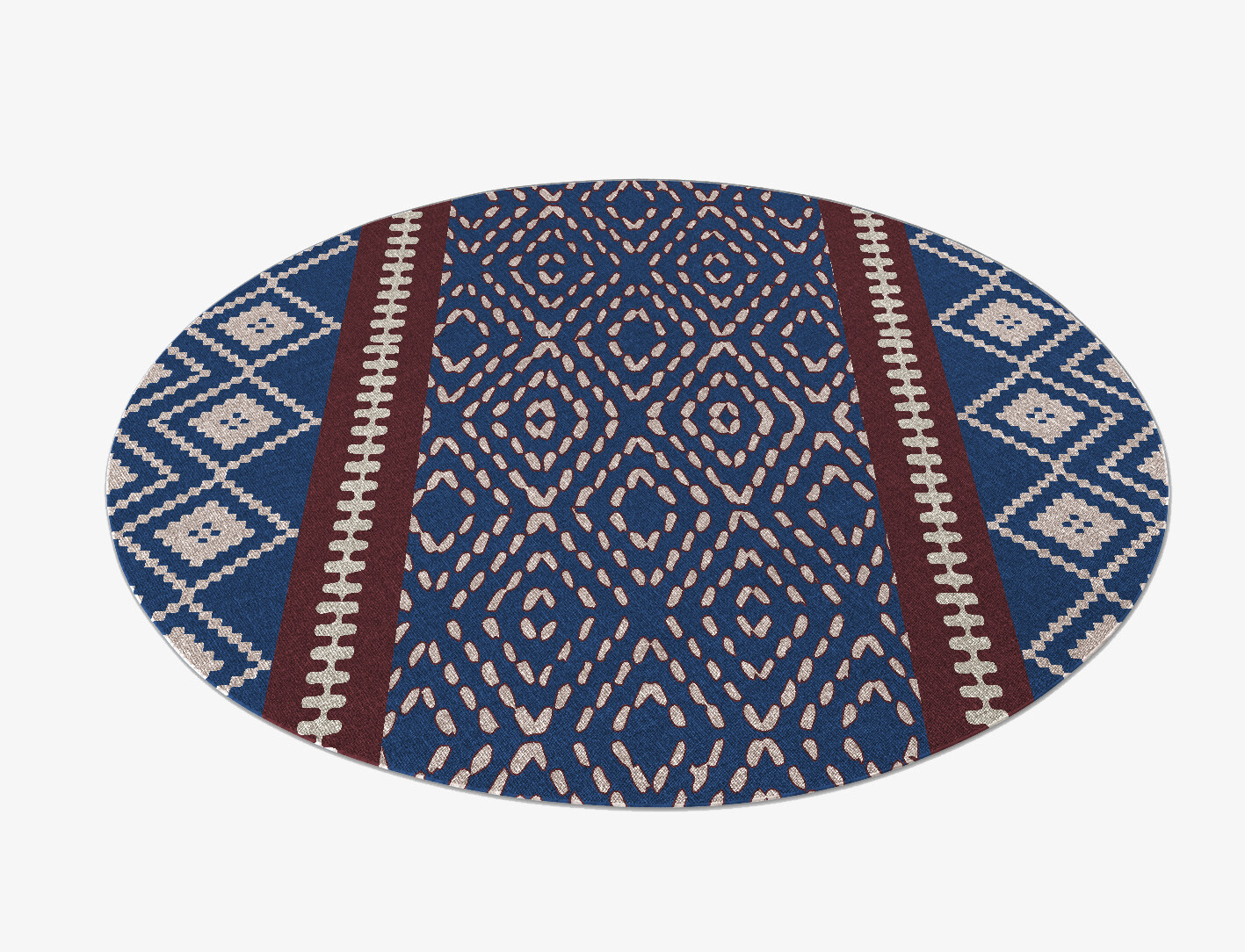 Tiffany Flatweaves Round Flatweave New Zealand Wool Custom Rug by Rug Artisan