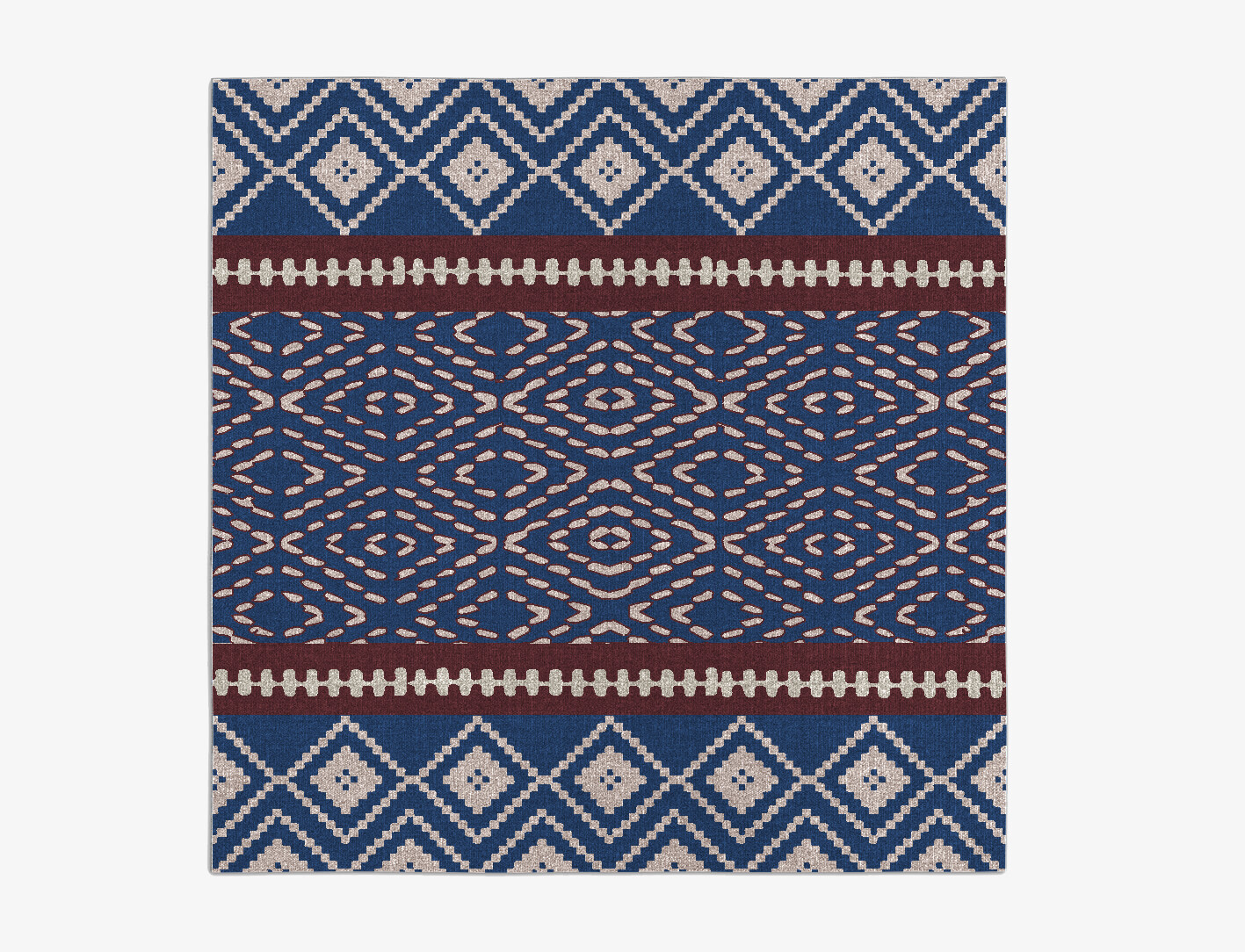 Tiffany Flatweaves Square Flatweave New Zealand Wool Custom Rug by Rug Artisan