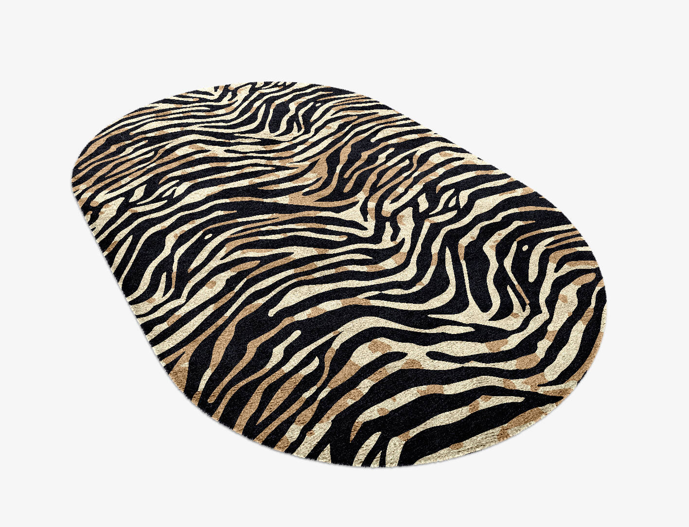 Tiger Stripes Animal Prints Capsule Hand Knotted Bamboo Silk Custom Rug by Rug Artisan