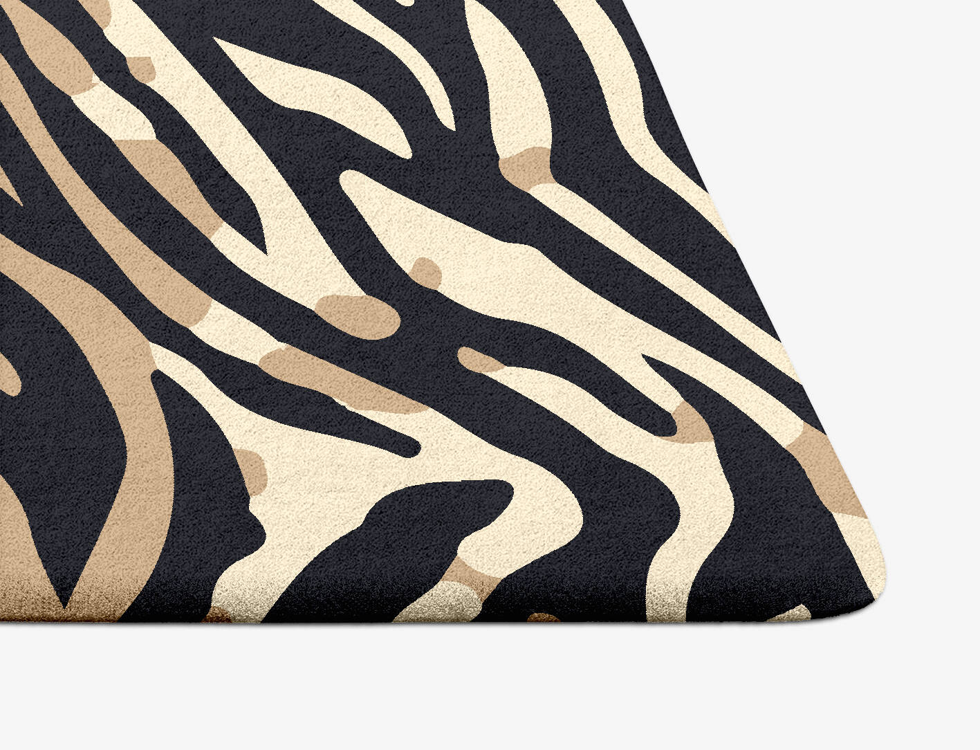Tiger Stripes Animal Prints Arch Hand Tufted Pure Wool Custom Rug by Rug Artisan